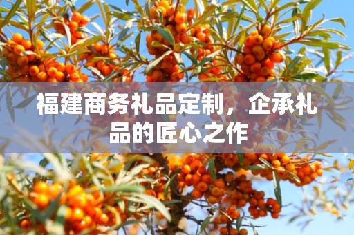 福建商务礼品定制，企承礼品的匠心之作